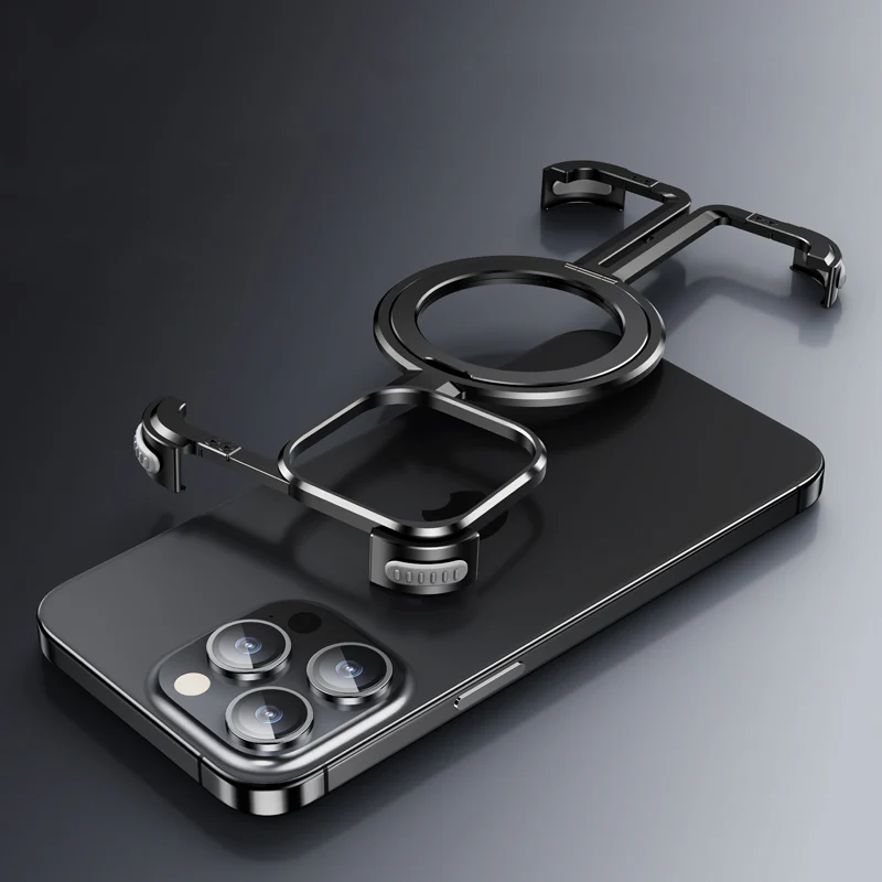 ZEERA Aluminum Alloy MagSafe Kickstand Cooling Case for iPhone & Samsung - Image 11