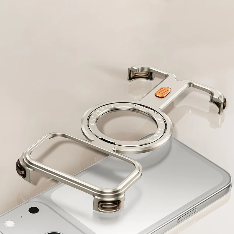 ZEERA Aluminum Alloy MagSafe Kickstand Cooling Case for iPhone & Samsung - Image 3