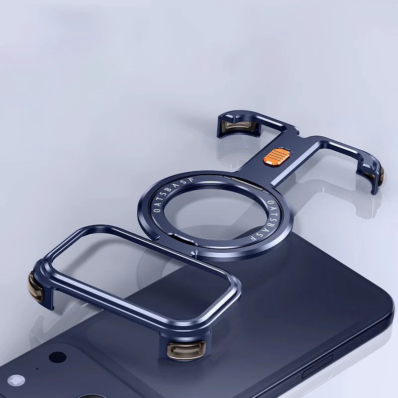 ZEERA Aluminum Alloy MagSafe Kickstand Cooling Case for iPhone & Samsung - Image 4