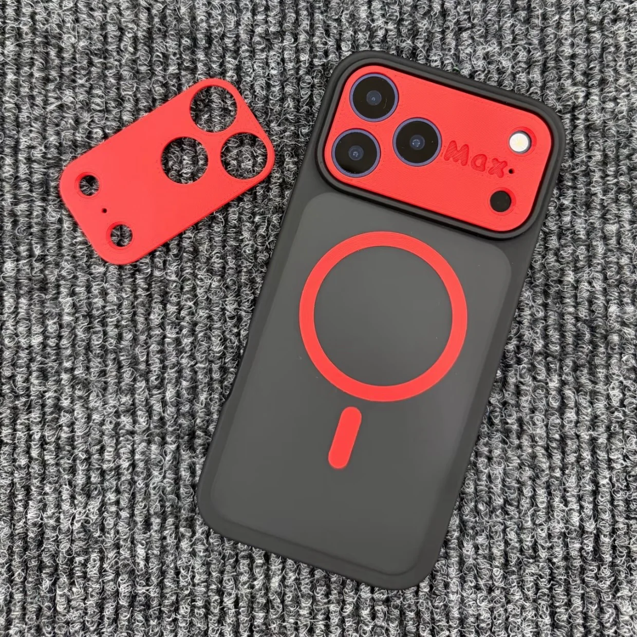 ZEERA MagPop Duo: Color-Block MagSafe Case with Lens Cover for iPhone Air & iPhone 17 Pro Max - Image 11