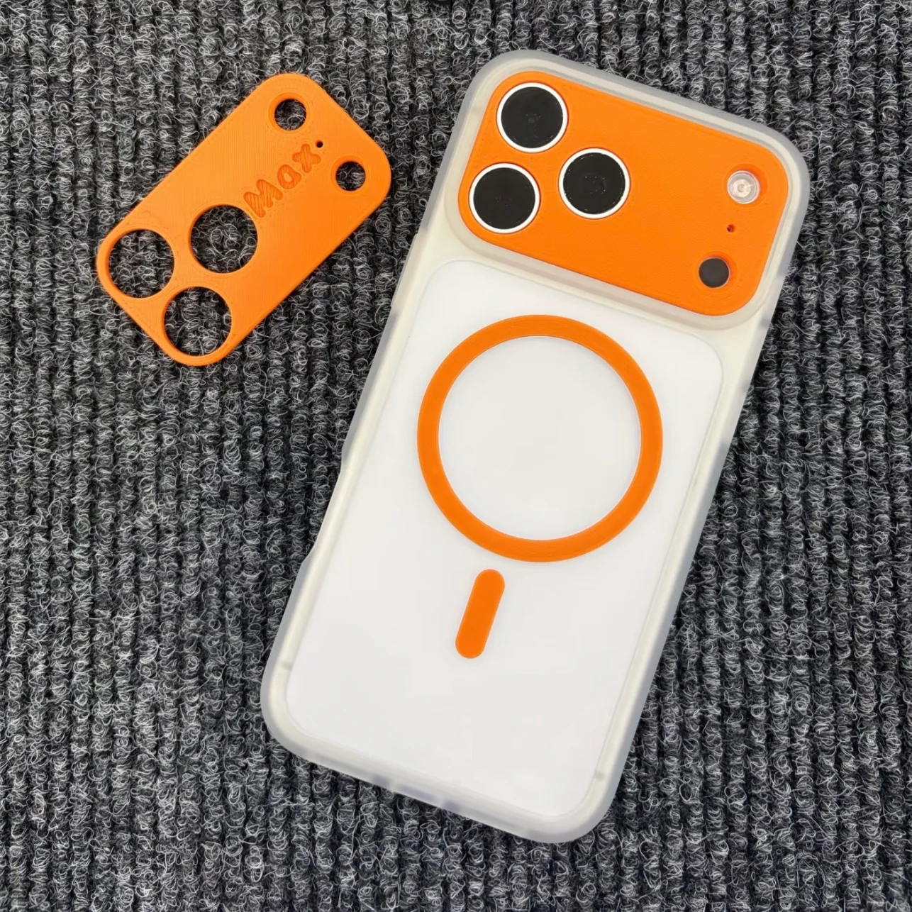 ZEERA MagPop Duo: Color-Block MagSafe Case with Lens Cover for iPhone Air & iPhone 17 Pro Max - Image 9