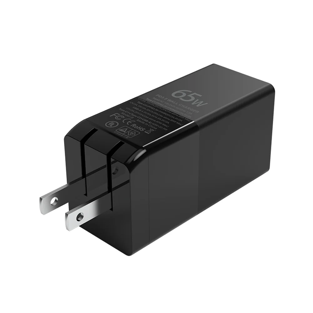 ZEERA 65W Fast Charging PD GaN Wall Charger /Power Adapter for iPhone 14 Pro Max, MacBook Pro,iPad Pro - Image 7