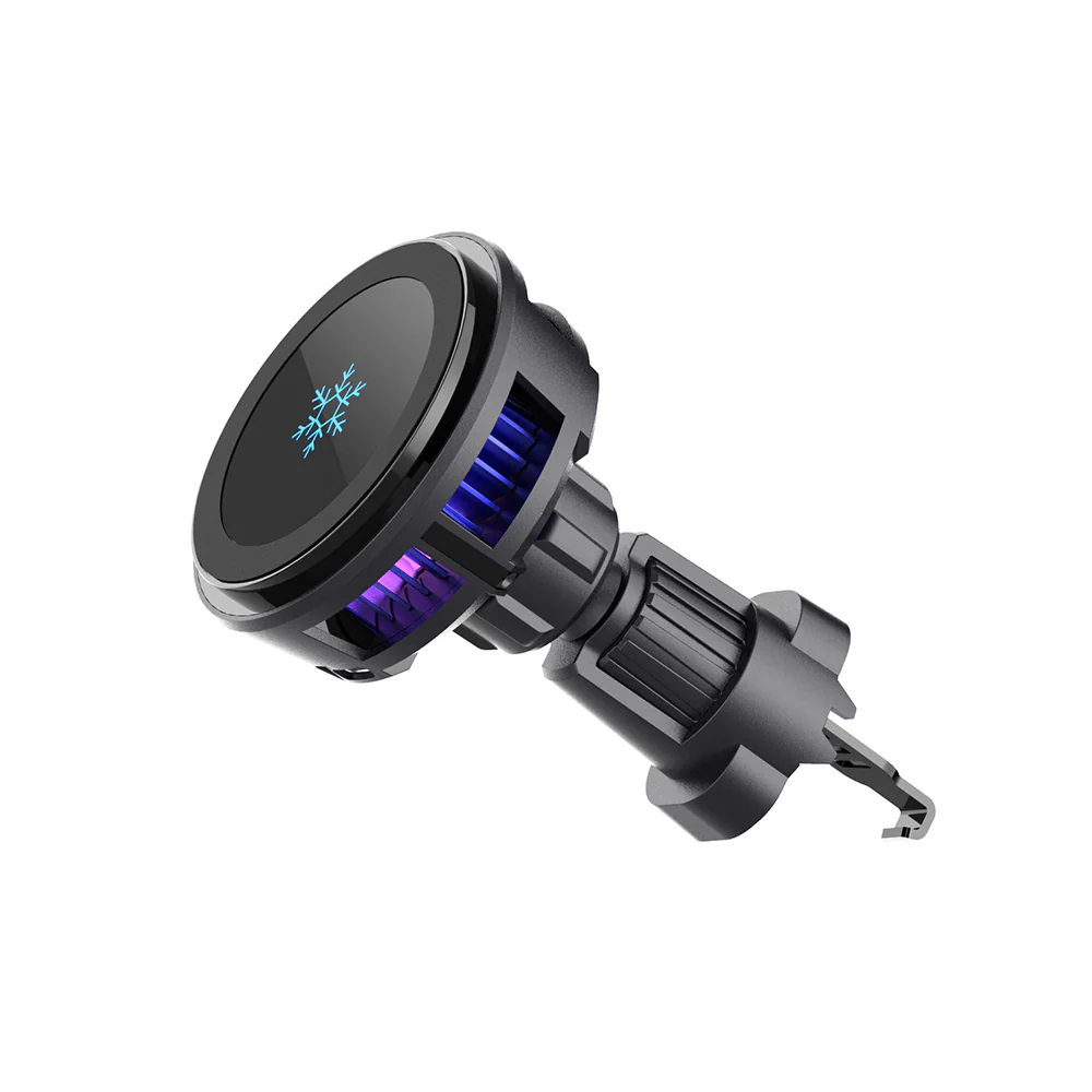 ZEERA SuVolt Gen4 Active Cooling Qi2 Car Mount Charger with MagSafe supports 15W Fast Wireless Charging - Image 2