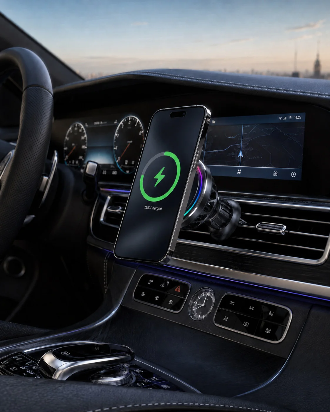 ZEERA SuVolt Gen5 Qi2.2 25W Car Charger – The Ultimate Active Cooling Magnetic Car Mount - Image 5